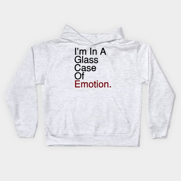 Glass Case of Emotion Kids Hoodie by fiddleandtwitch